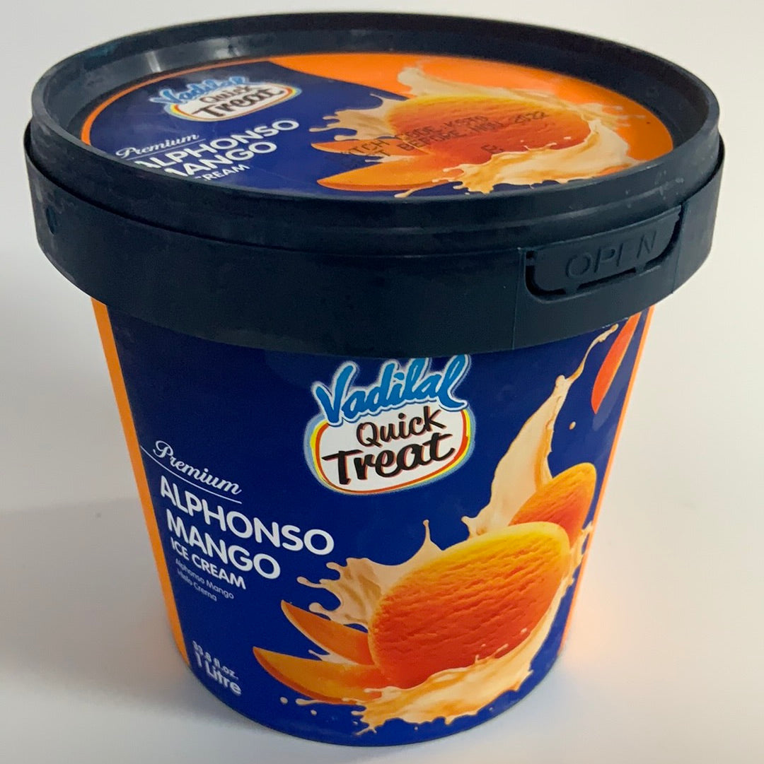 Vadilal Alphonso Mango Ice Cream 2 Liter Priyas Spice Bazaar