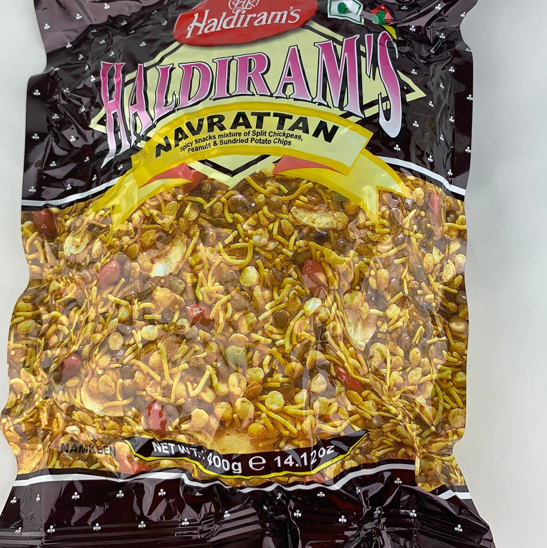 Haldiram Navratan Mix, 400-Gram Pouch (Pack of 5)