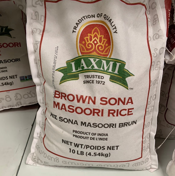 Laxmi Brown Sona Masoori 10 lb