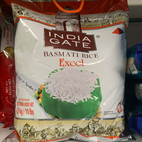 India Gate Excel Basmati Rice 10 Lb