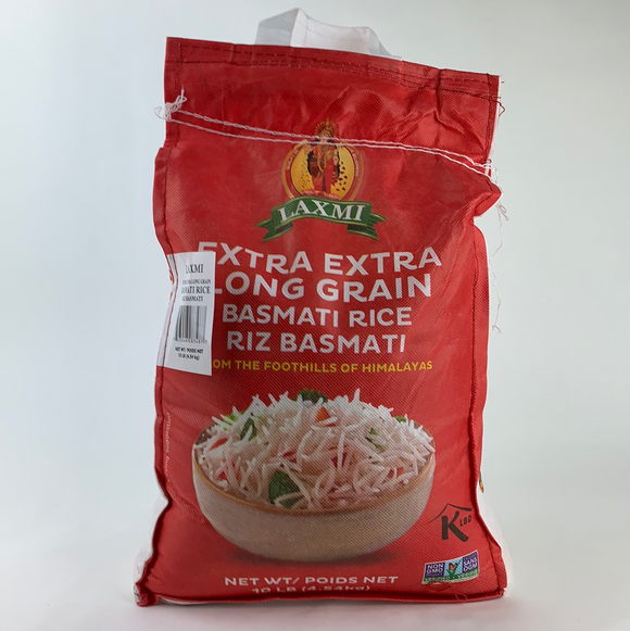 Laxmi Extra Extra Long Grain Basmathi Rice 10Lb