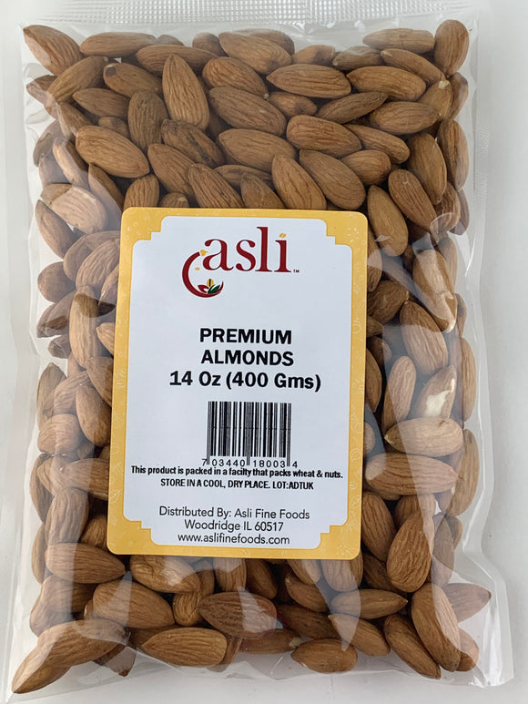 Asli Premium Almonds 14 Oz