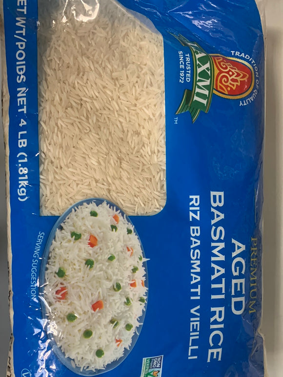 Laxmi Aged Basmati Rice 4 Lb
