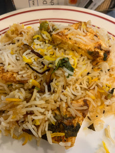 Hyderabadi Paneer Dum Biryani (GF)