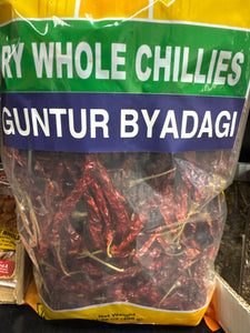 Byadagi Dry Whole Chillies 400 GMS