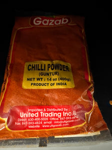 Gazab Guntur Red Chilli Pwd 400 Gm