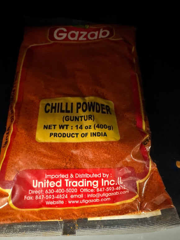 Gazab Guntur Red Chilli Pwd 400 Gm