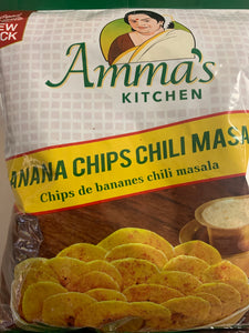 Ammas Kitchen Banana Chilli Masala Chips 285 Gm