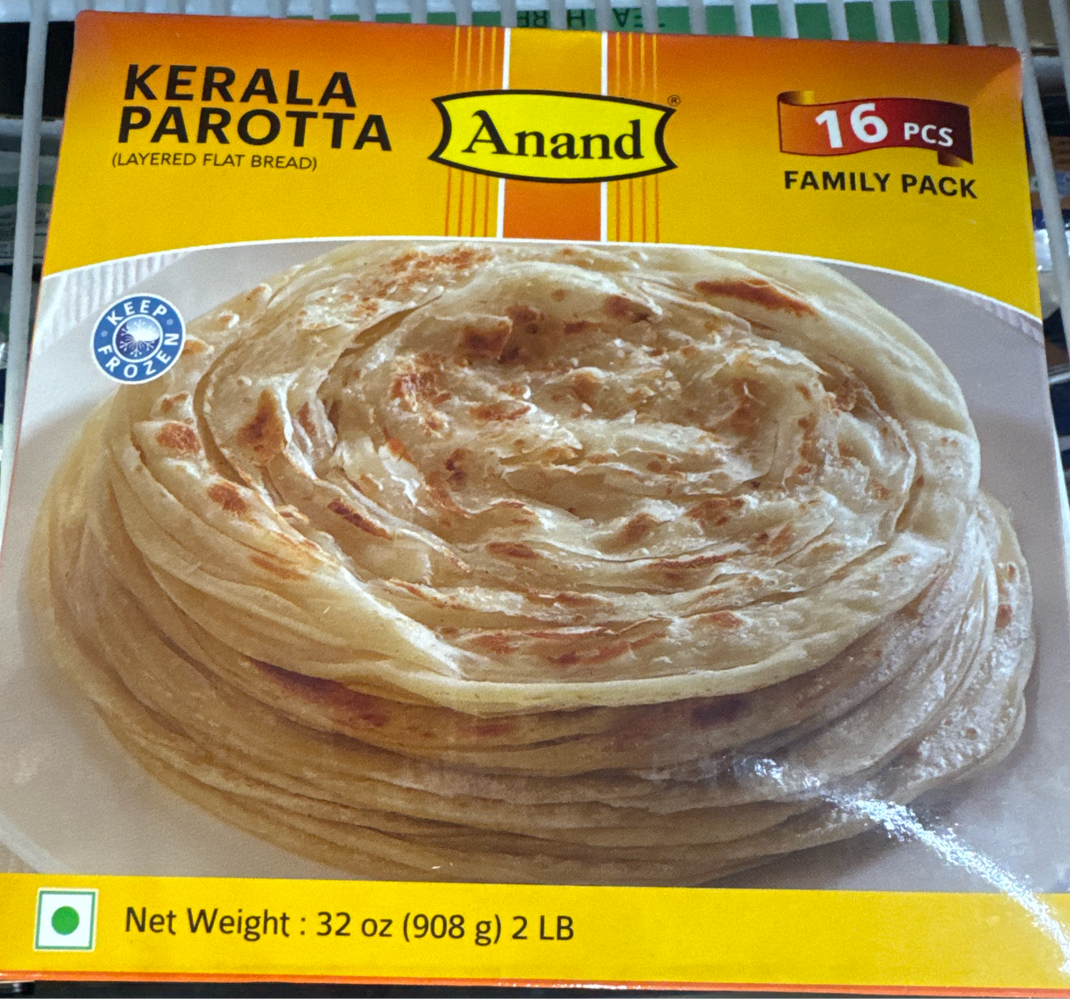 Anand Frozen Malabar Parotta Family pack – Priya’s Spice Bazaar