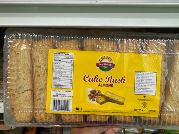 Crispy Almond Cake Rusk 550 GM