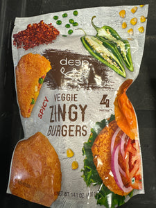 Deep Spicy Zingy Veg Burger