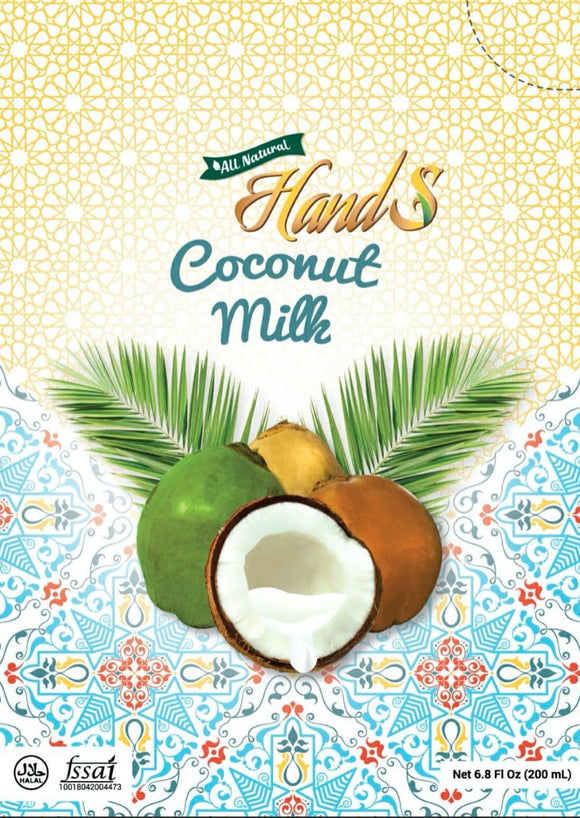 Hands Fresh Coconut Milk 200 gm (wet)