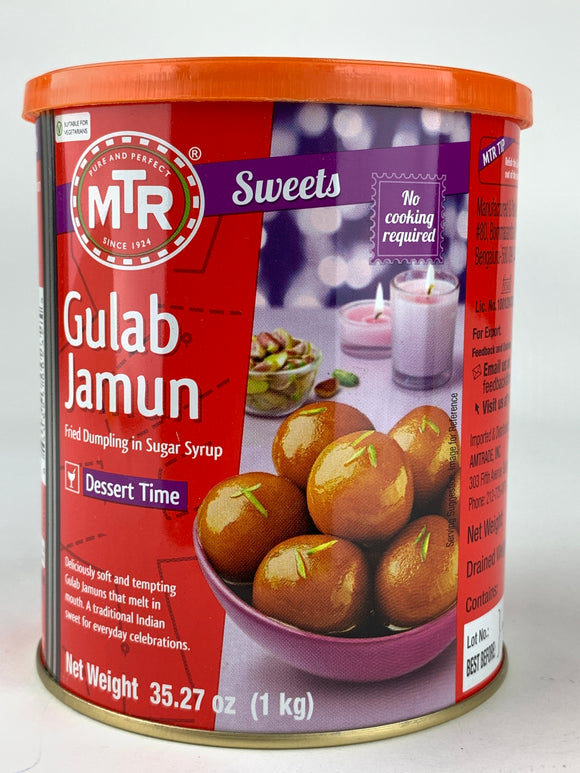 MTR Gulab Jamun Sweet Tin 1Kg