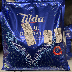 Tilda Pure Basmati Rice 10 lb