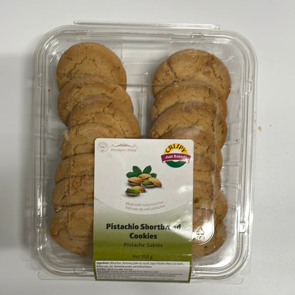 Crispy Pistachio Shortbread Cookies