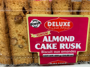 Deluxe Almond Cake Rusk 700Gms