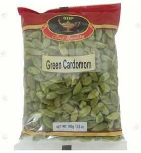 Deep Green Cardamon (Elaichi) 3.5 Oz