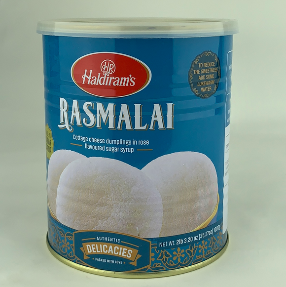 Haldiram Rasmalai 1kg Can