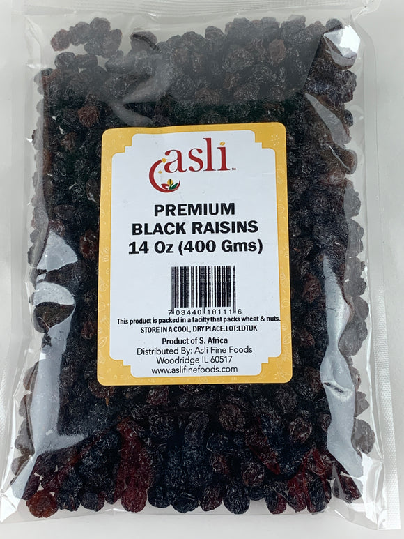 Asli Black Raisins 14 Oz