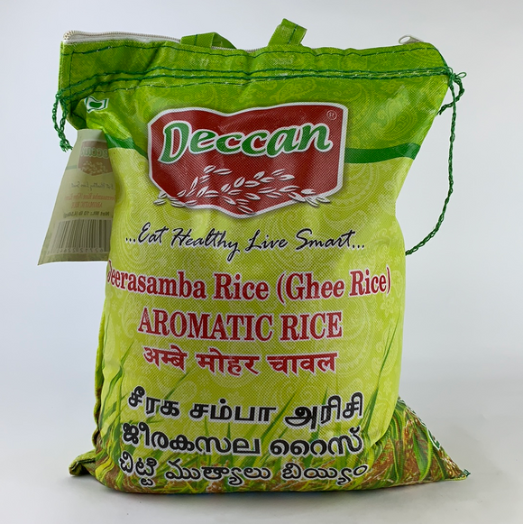 Deccan Jeera Samba Rice (Ambe Mohar) 10 Lbs