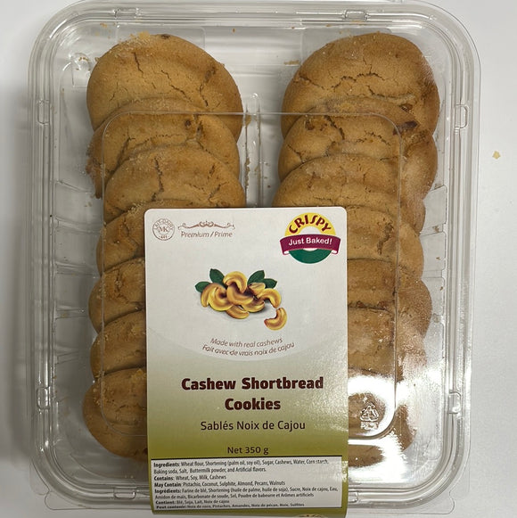 Cashew Shortbread Cookies