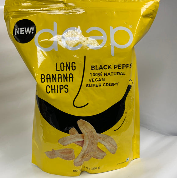Deep BlackPepper long Banana Chips
