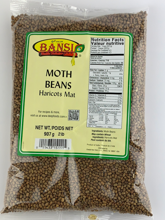 Bansi Moth Beans 2 Lbs