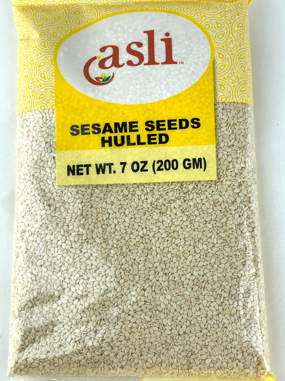 Asli Sesame Seeds Hulled (White) 7 Oz