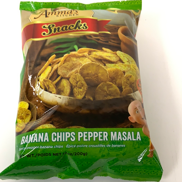 Ammas Kitchen Banana Pepper Masala Chips 200 Gm