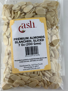 Asli Premium Almonds Blanched Sliced 7 Oz